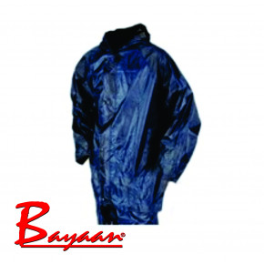 Bayaan Navy Rubberised Rain Suits