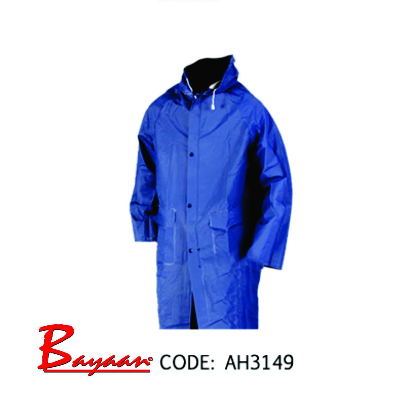 Bayaan Navy Pvc Rain Coat – BAYAAN 